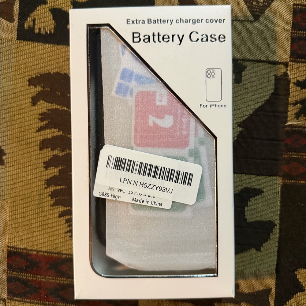 Battery Case for iPhone - Black